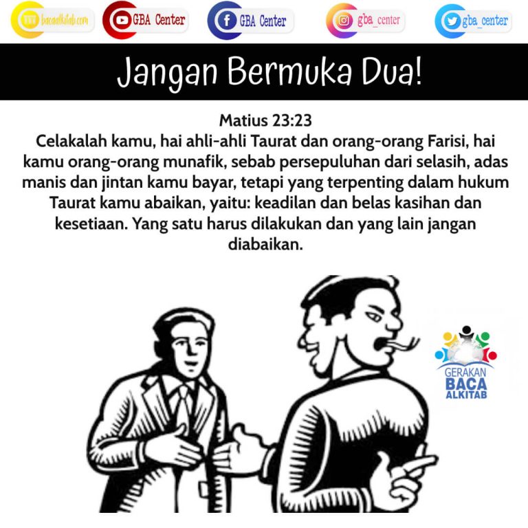 Jangan Bermuka Dua!