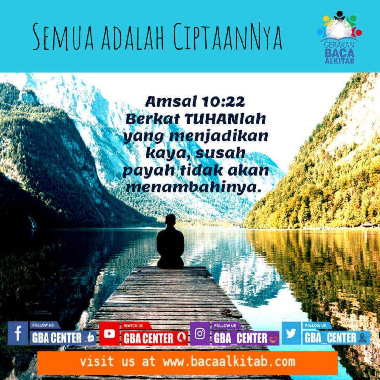 Semua adalah CiptaanNya