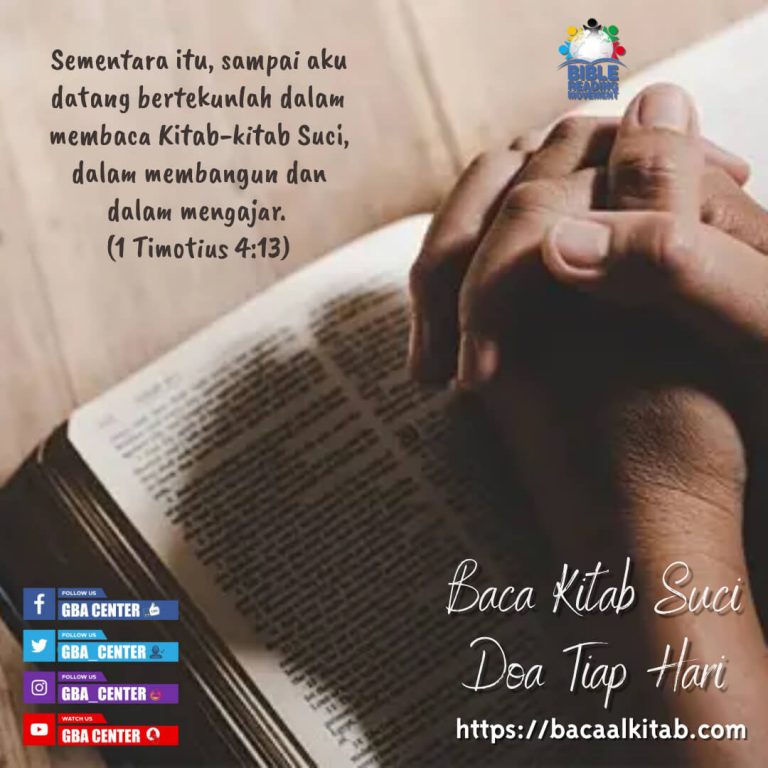 Baca Kitab Suci Doa Tiap Hari