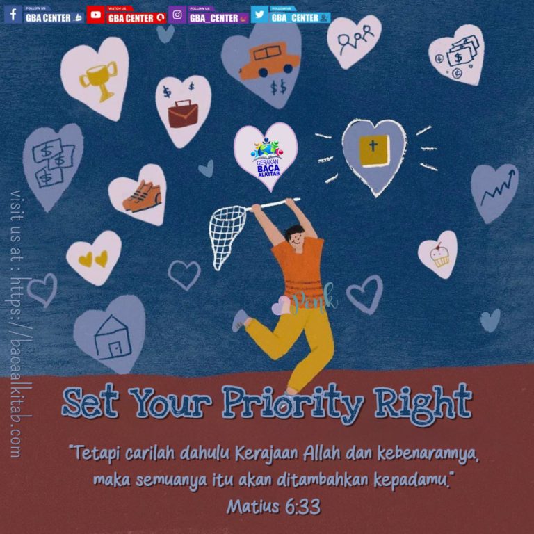 Set Your Priority Right