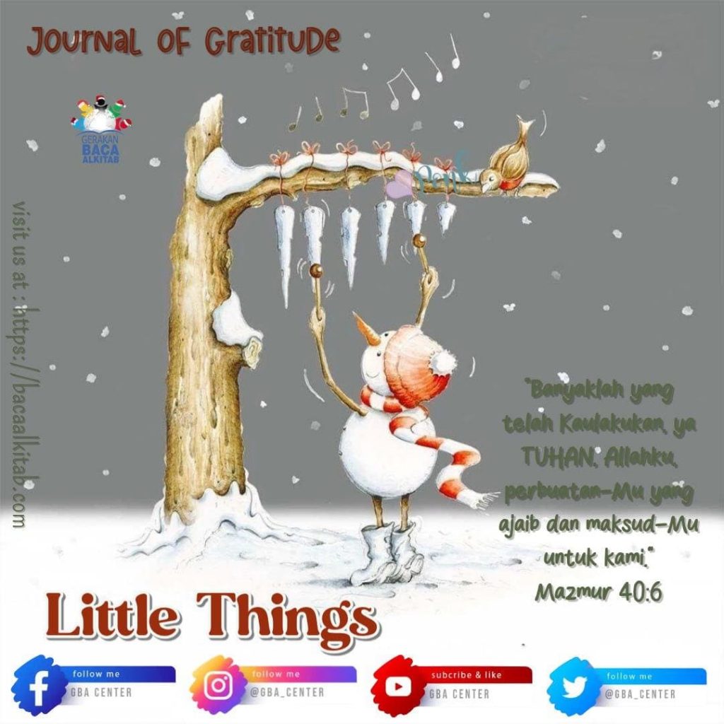 Journal of Gratitude : Little Things