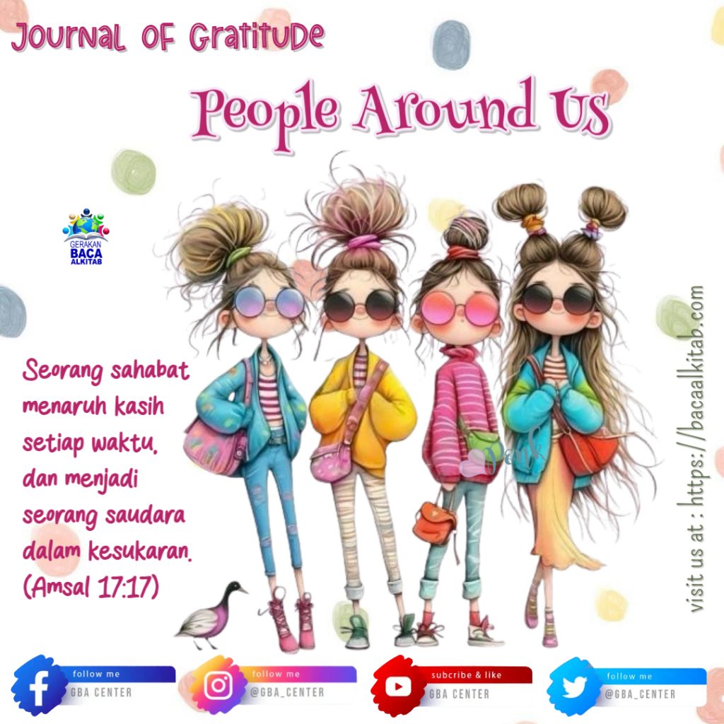 Journal of Gratitude: People Around Us