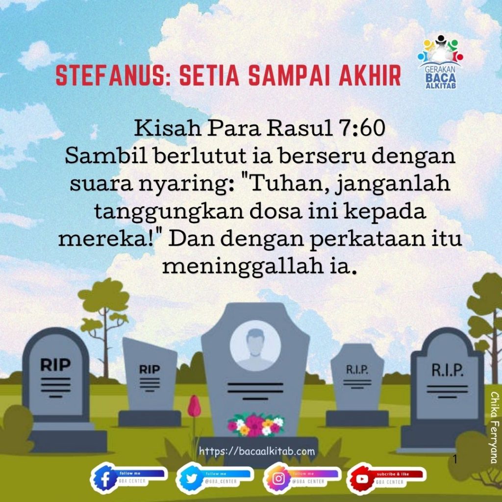 Stefanus: Setia Sampai Akhir