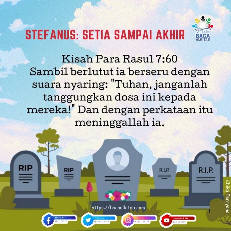 Stefanus: Setia Sampai Akhir