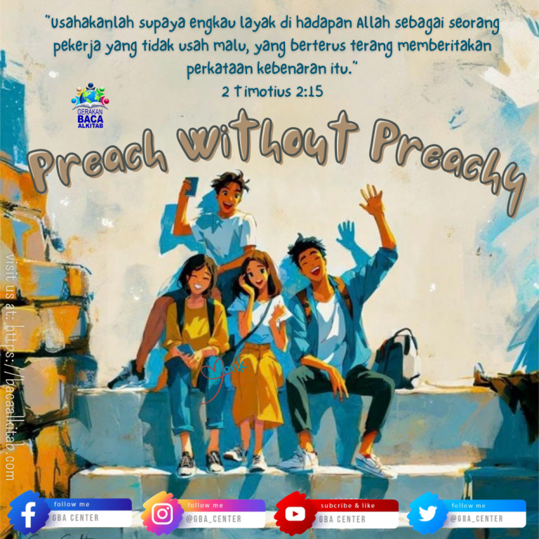 Preach Without Preachy